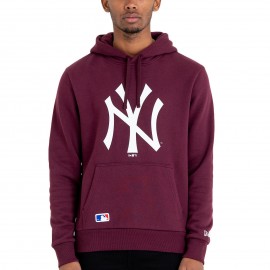 New York Yankees Logo Maroon Kapuzenpullover